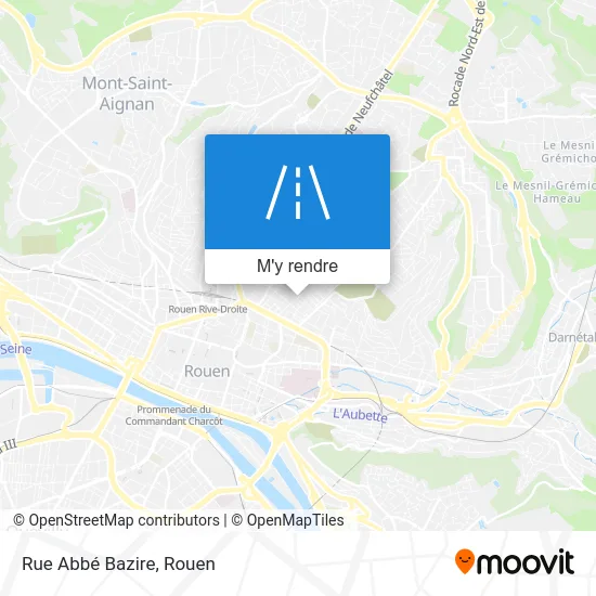 Rue Abbé Bazire plan