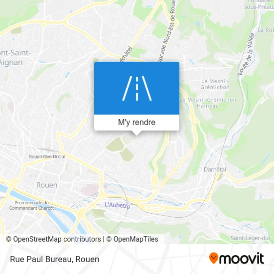 Rue Paul Bureau plan