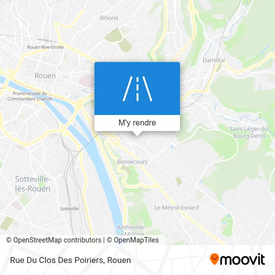 Rue Du Clos Des Poiriers plan