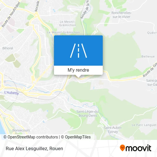 Rue Alex Lesguillez plan