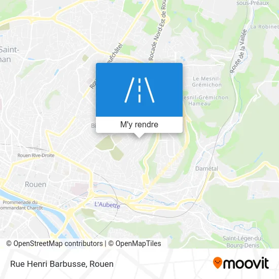 Rue Henri Barbusse plan