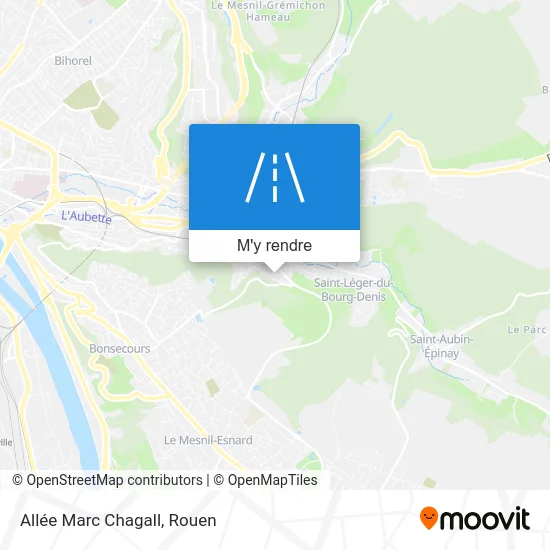 Allée Marc Chagall plan