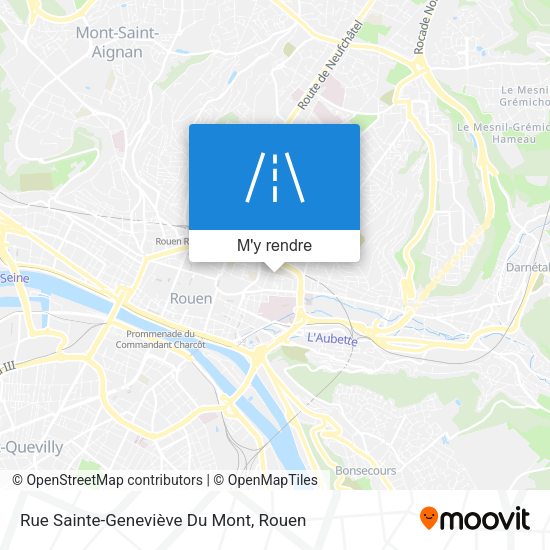 Rue Sainte-Geneviève Du Mont plan