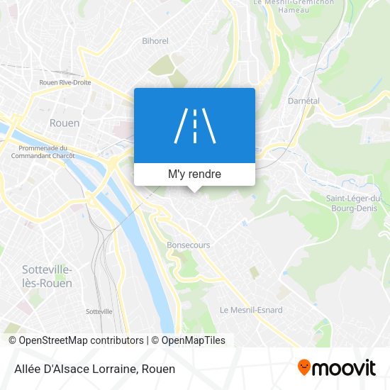 Allée D'Alsace Lorraine plan
