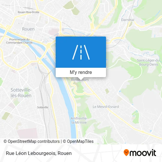 Rue Léon Lebourgeois plan