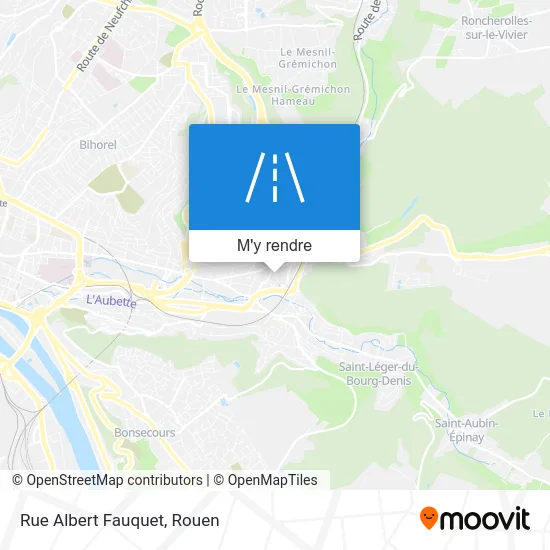 Rue Albert Fauquet plan