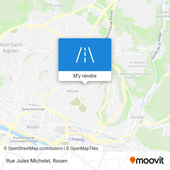 Rue Jules Michelet plan