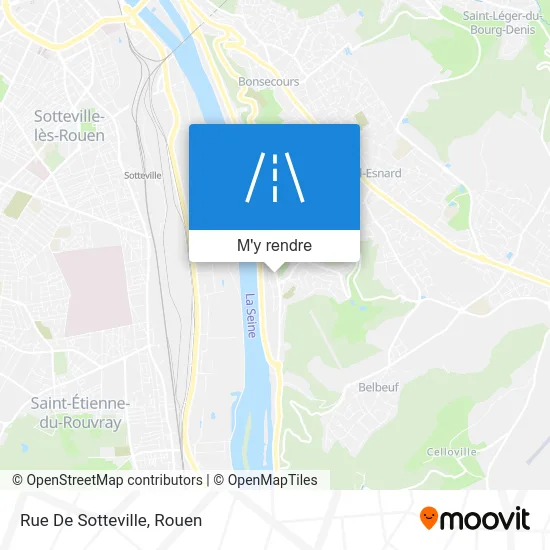 Rue De Sotteville plan