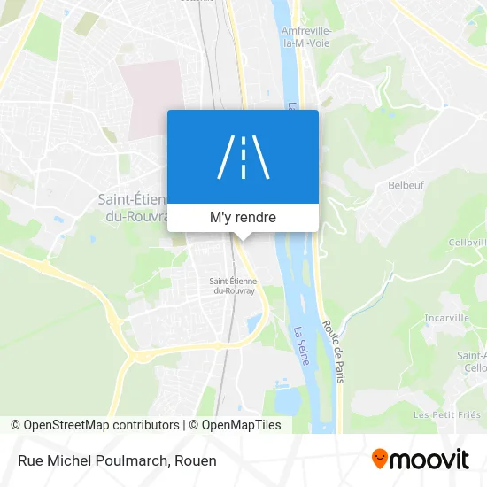 Rue Michel Poulmarch plan