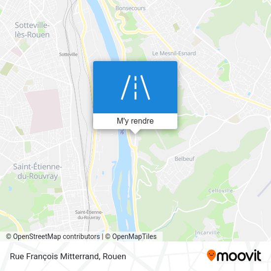 Rue François Mitterrand plan