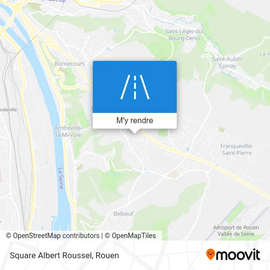 Square Albert Roussel plan