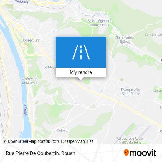 Rue Pierre De Coubertin plan