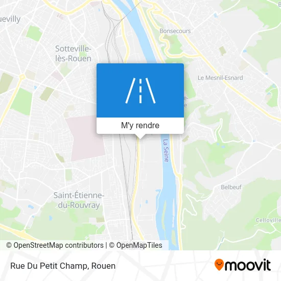 Rue Du Petit Champ plan