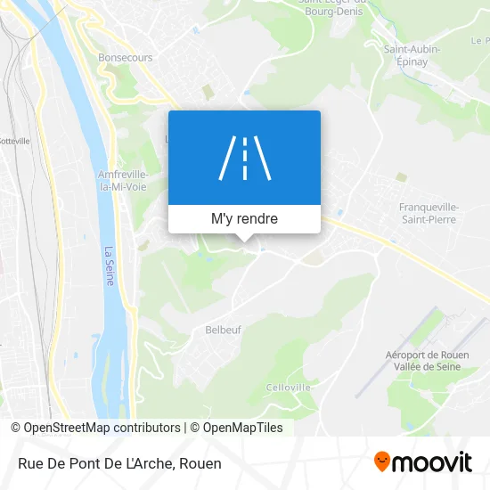 Rue De Pont De L'Arche plan