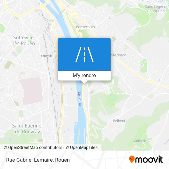 Rue Gabriel Lemaire plan