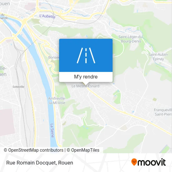 Rue Romain Docquet plan