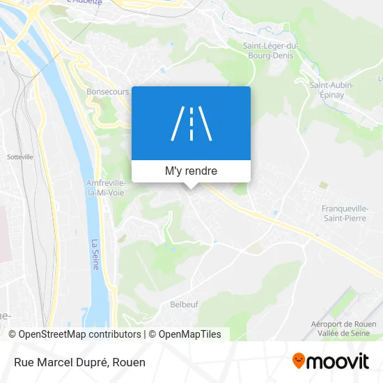 Rue Marcel Dupré plan