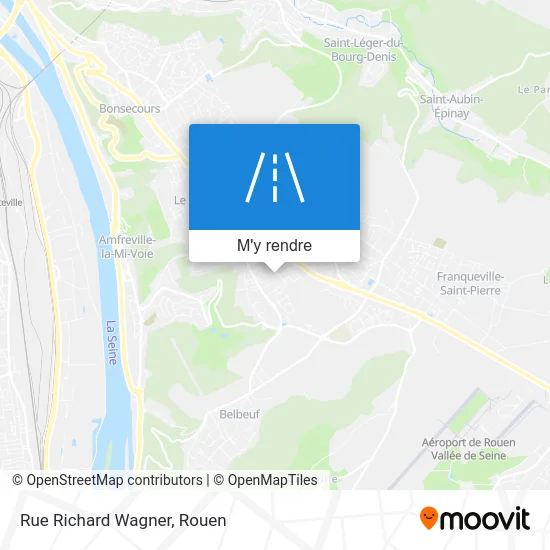 Rue Richard Wagner plan