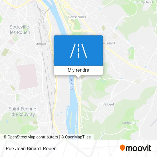 Rue Jean Binard plan