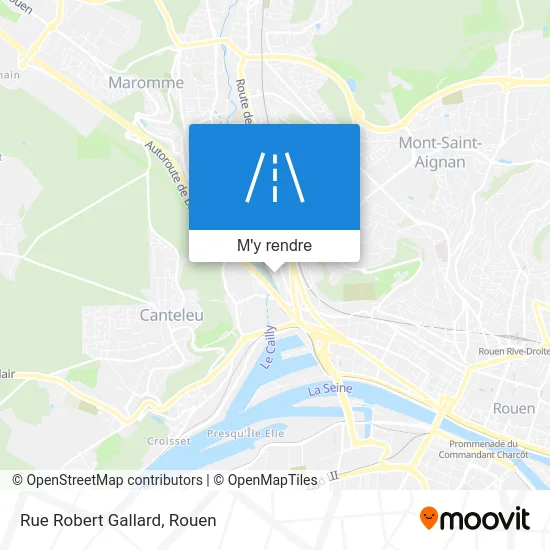 Rue Robert Gallard plan