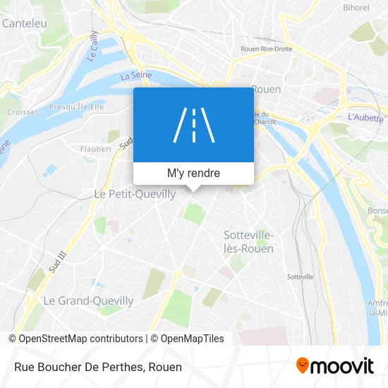 Rue Boucher De Perthes plan