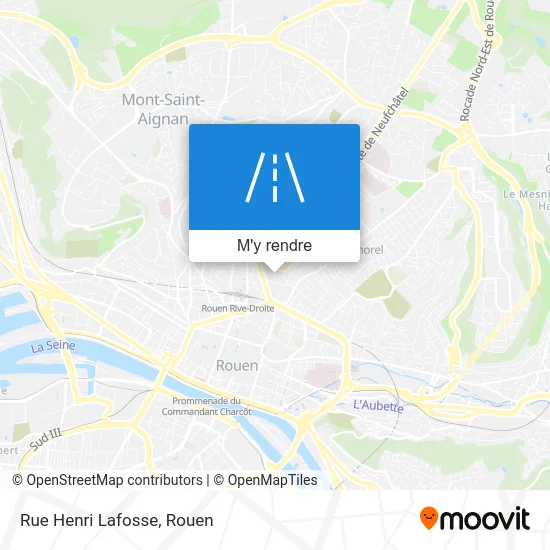 Rue Henri Lafosse plan