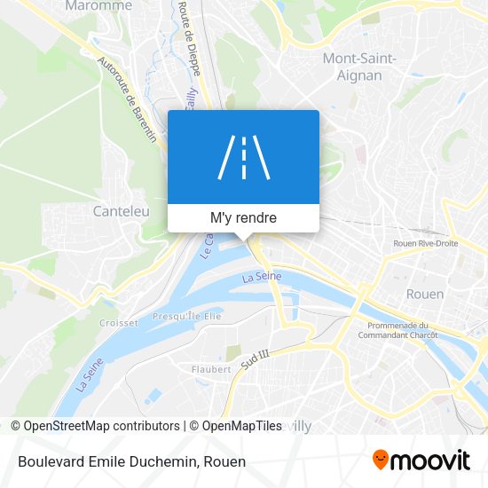 Boulevard Emile Duchemin plan