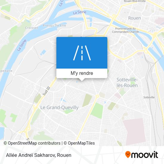 Allée Andreï Sakharov plan