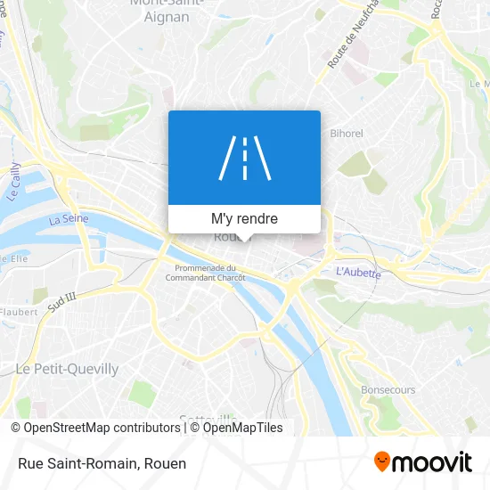 Rue Saint-Romain plan