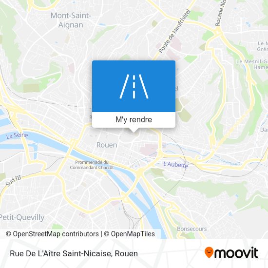 Rue De L'Aître Saint-Nicaise plan
