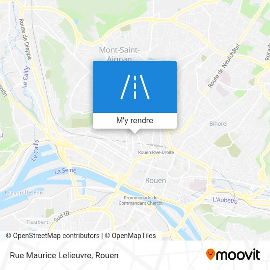 Rue Maurice Lelieuvre plan