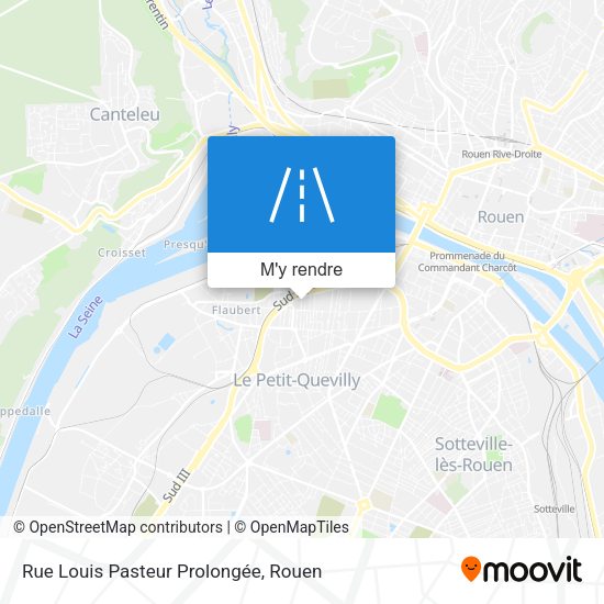 Rue Louis Pasteur Prolongée plan
