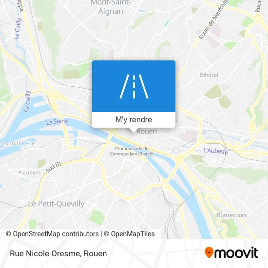 Rue Nicole Oresme plan