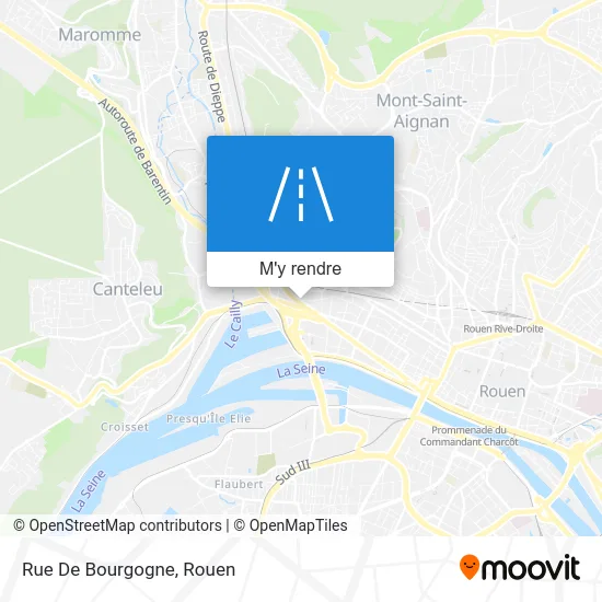 Rue De Bourgogne plan