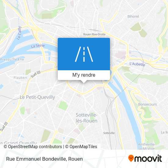 Rue Emmanuel Bondeville plan