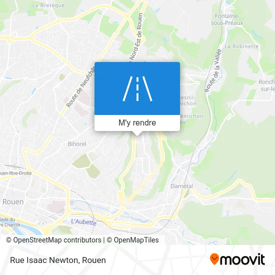 Rue Isaac Newton plan