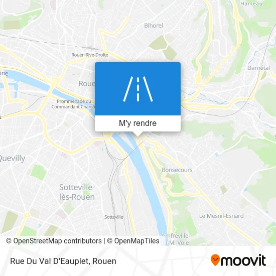 Rue Du Val D'Eauplet plan