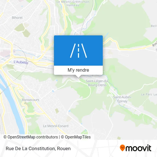 Rue De La Constitution plan