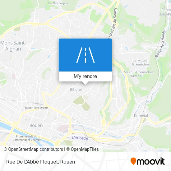 Rue De L'Abbé Floquet plan