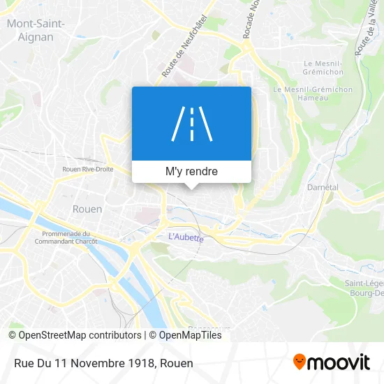 Rue Du 11 Novembre 1918 plan