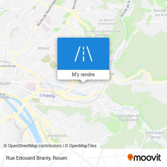 Rue Edouard Branly plan