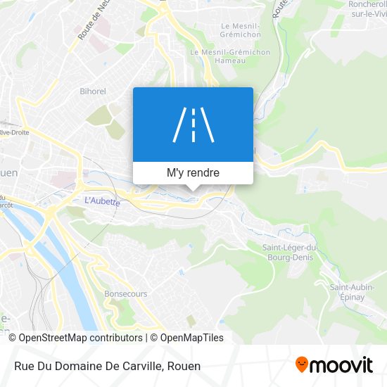 Rue Du Domaine De Carville plan