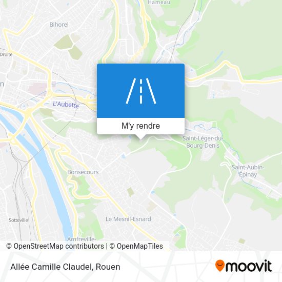 Allée Camille Claudel plan