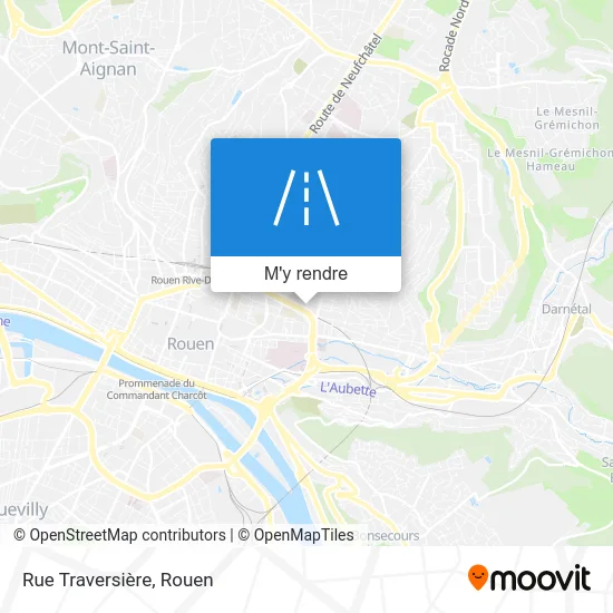 Rue Traversière plan