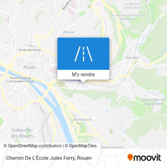 Chemin De L'École Jules Ferry plan