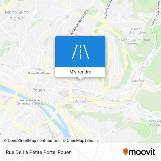 Rue De La Petite Porte plan