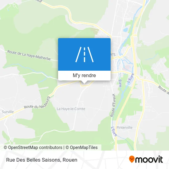 Rue Des Belles Saisons plan