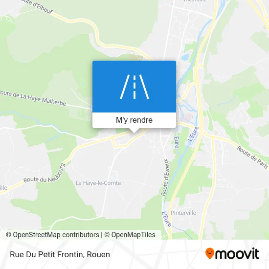 Rue Du Petit Frontin plan