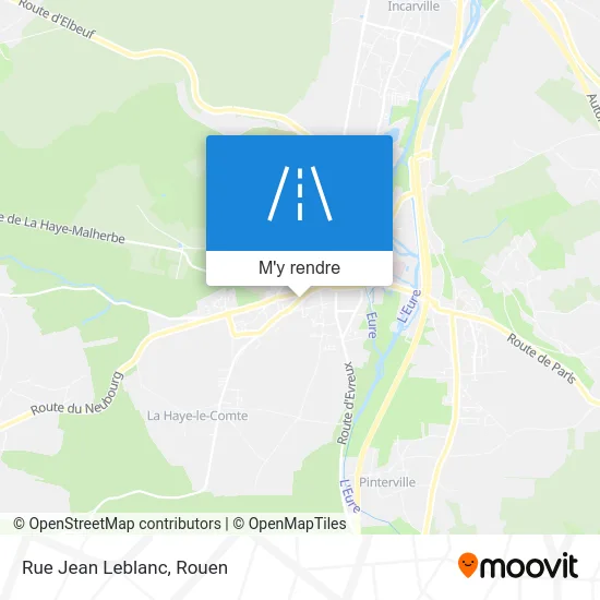 Rue Jean Leblanc plan