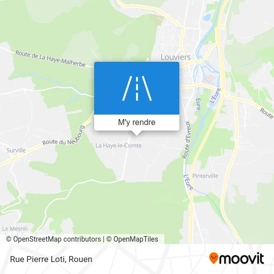 Rue Pierre Loti plan